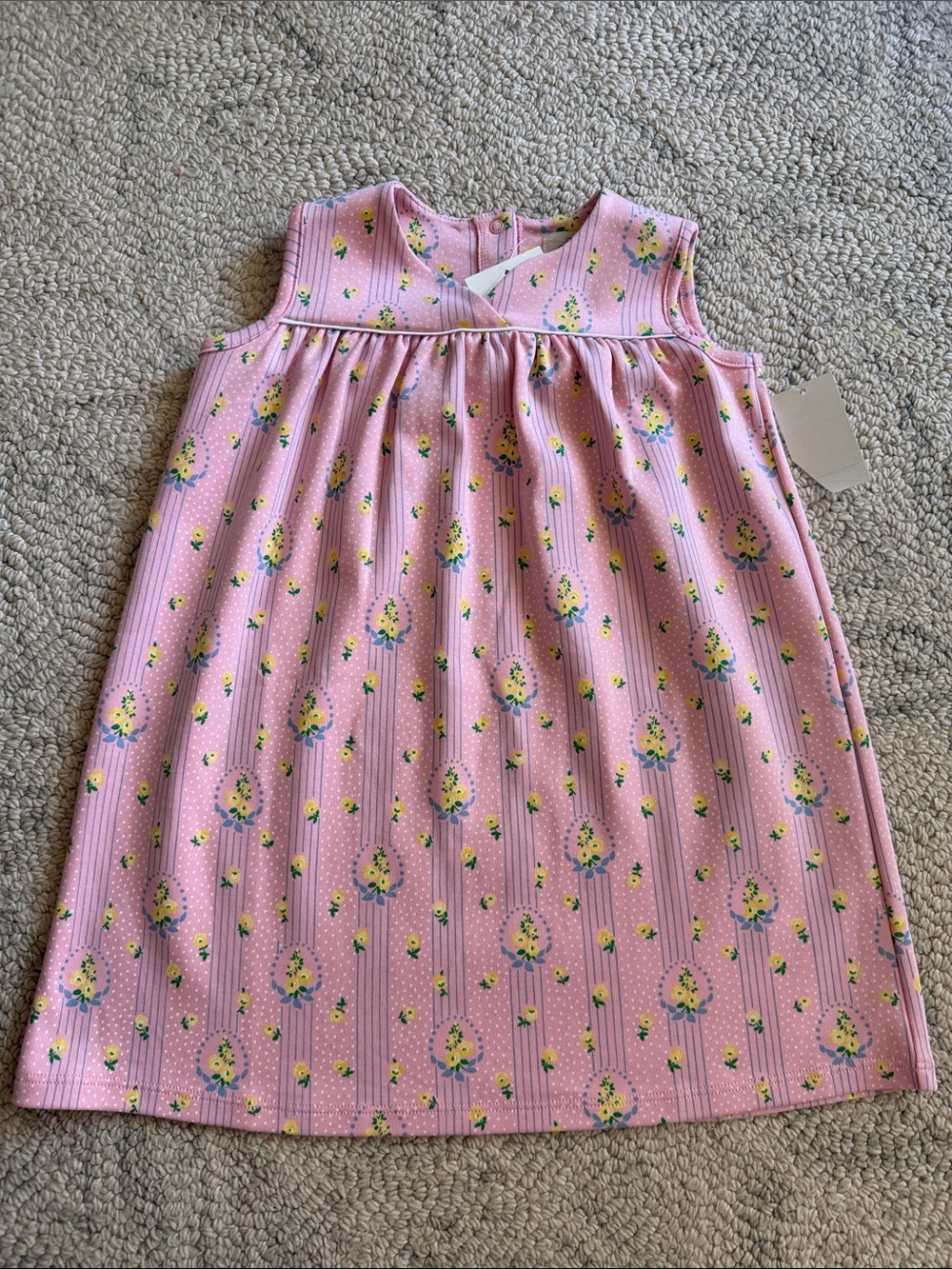NWT The Beaufort Bonnet Company Girls Sleeveless Dowell Day Dress